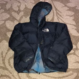 XXS (5) youth Northface reversible winter jacket